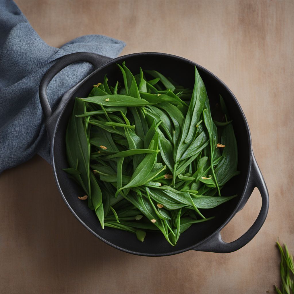 Stir-Fried Morning Glory with Garlic