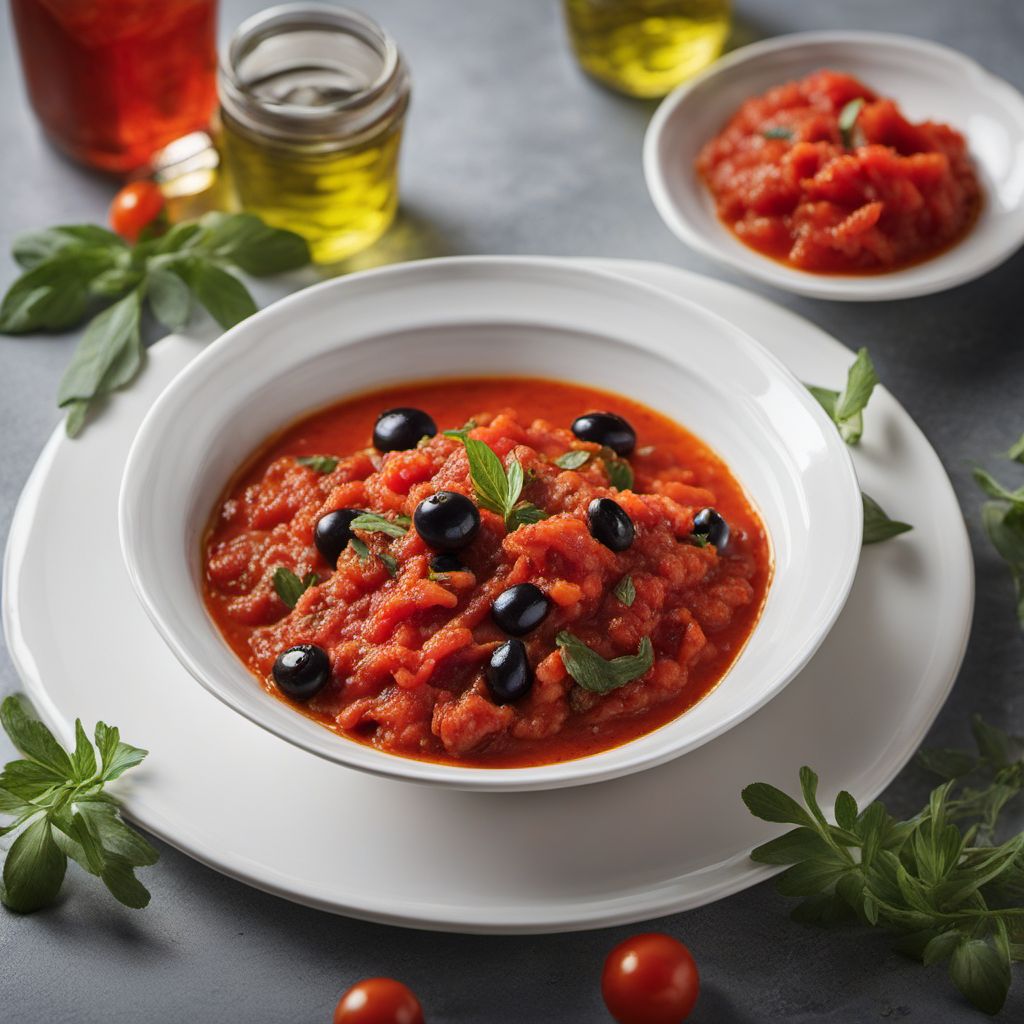 Stoccafisso alla Genovese with Tomato and Olive Sauce