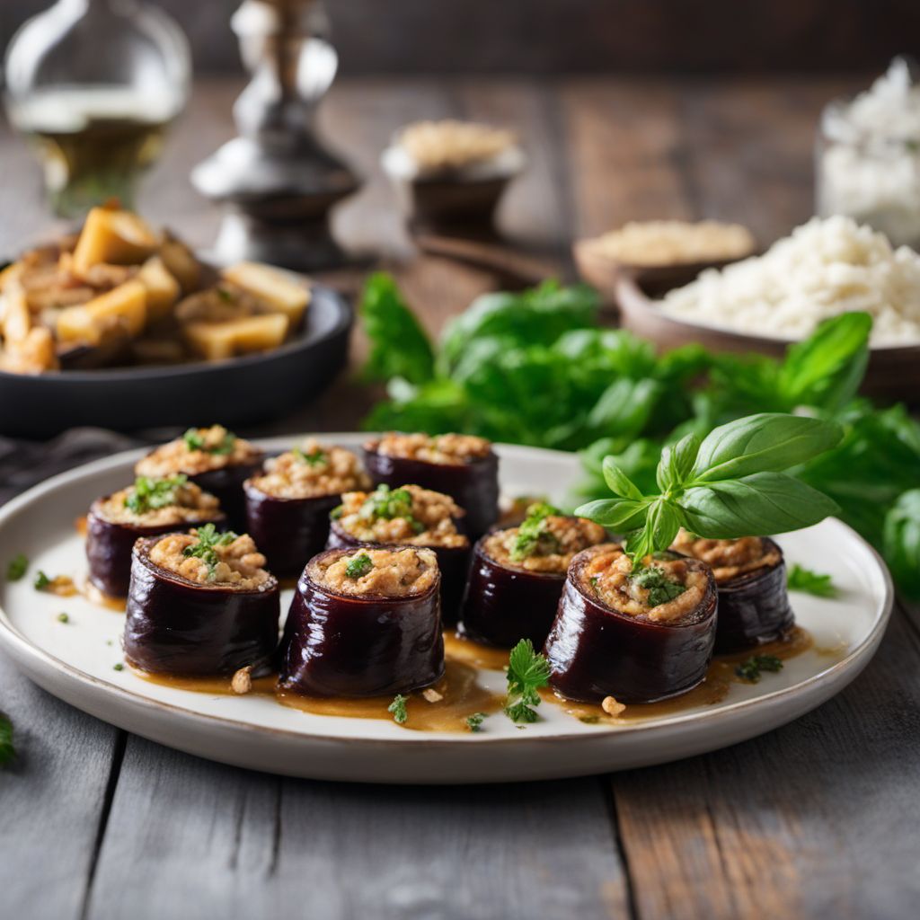 Stuffed Eggplant Rolls