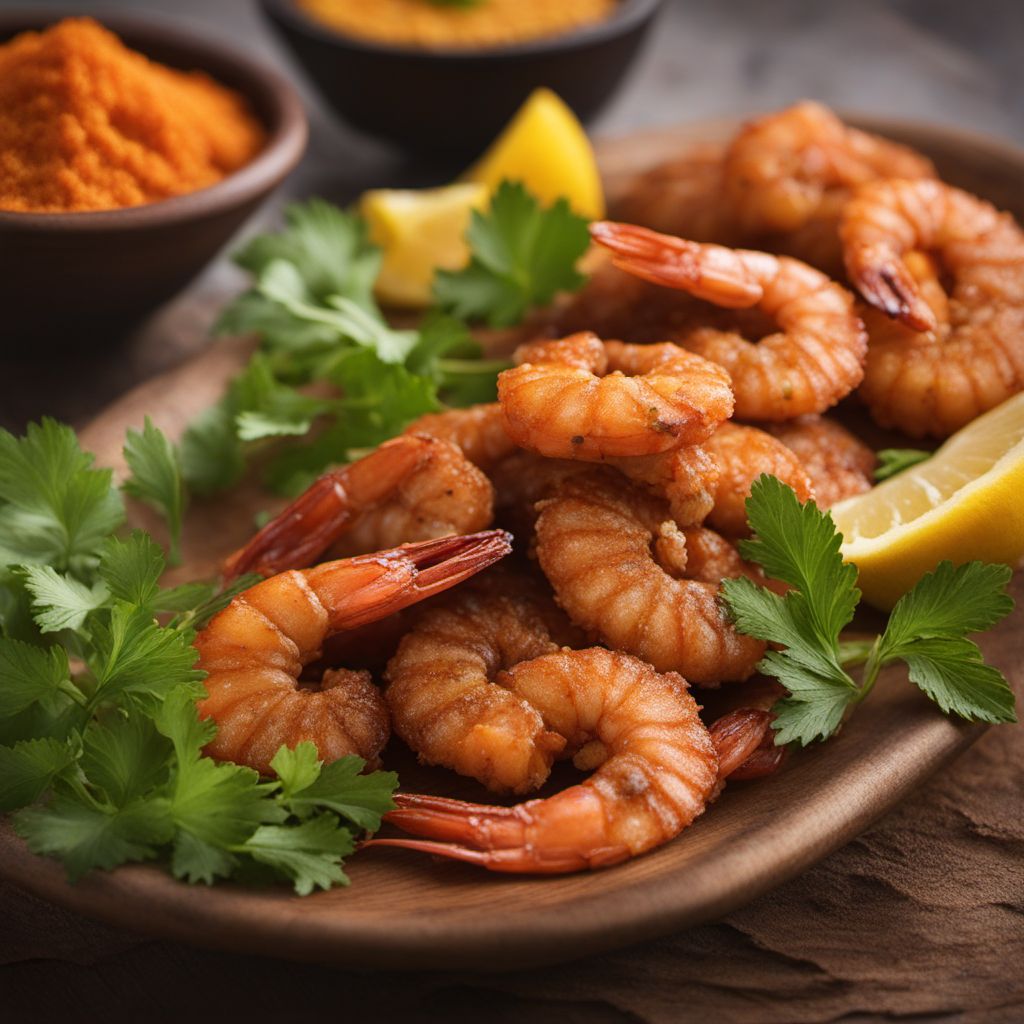 Sudanese-style Spiced Shrimp Fritters