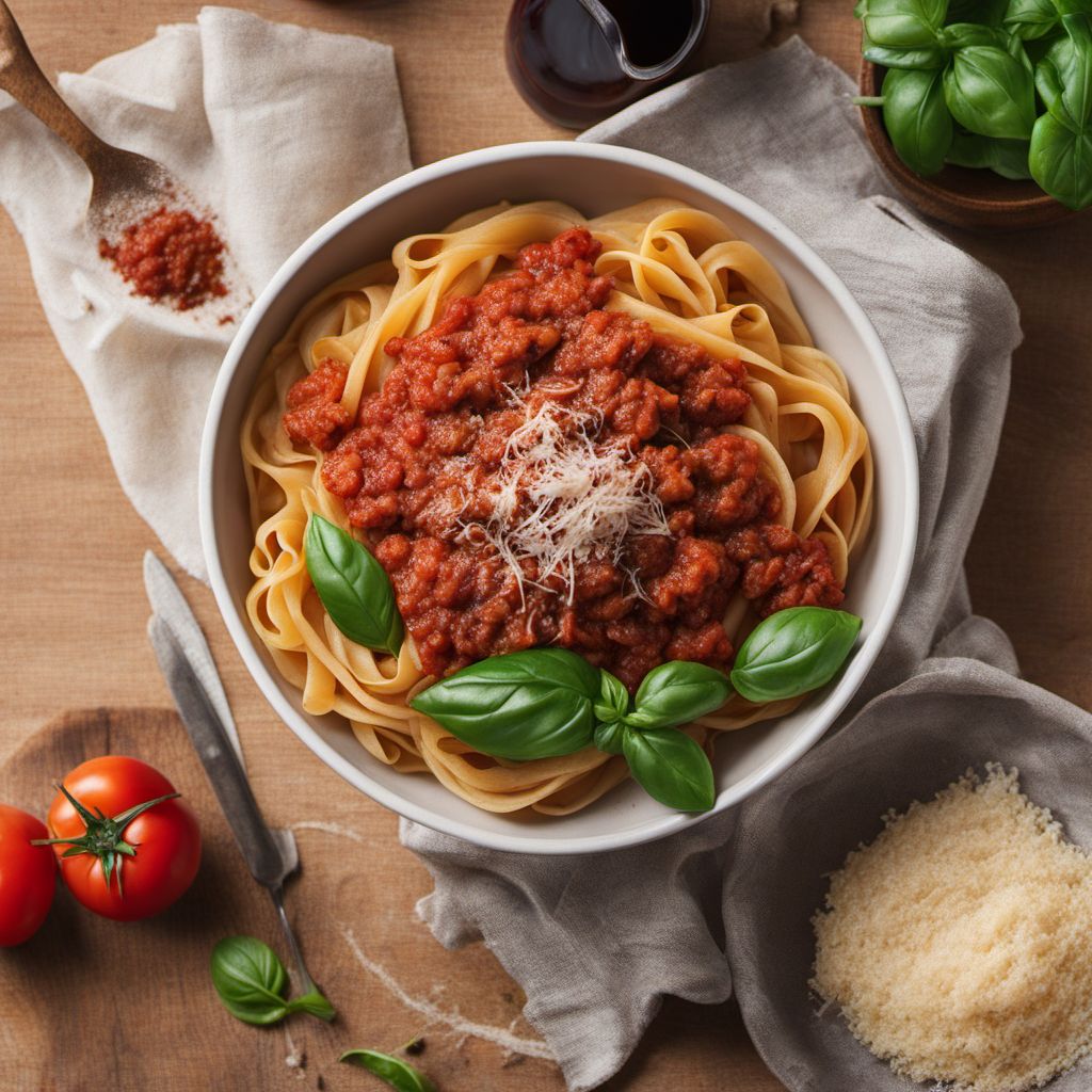 Sugo Schiattariciati with Homemade Pasta