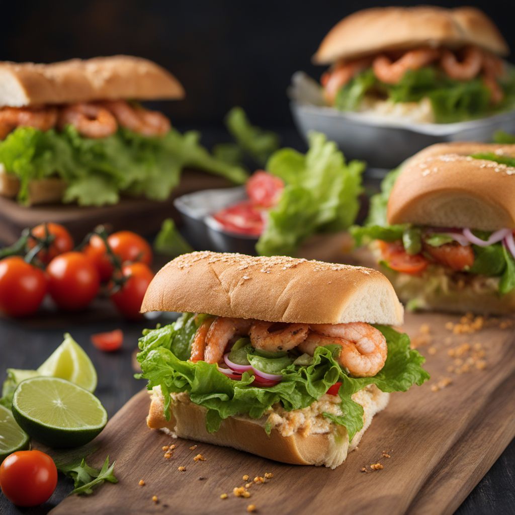 Surinamese Shrimp Sandwich