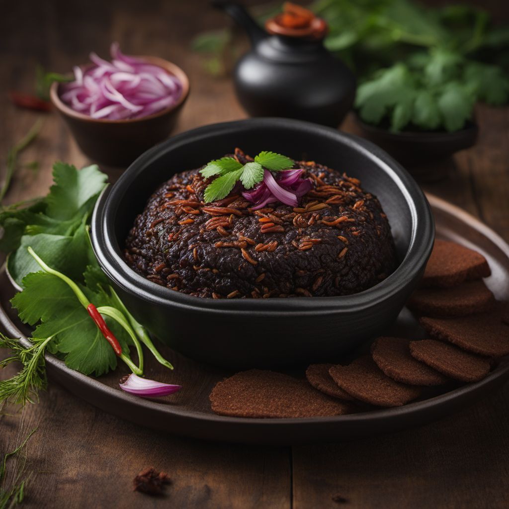 Surinamese-style Black Pudding with Spiced Rice