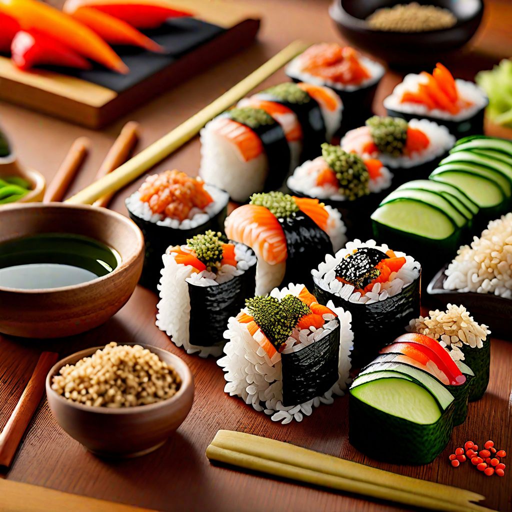 Arab-style Sushi Rolls