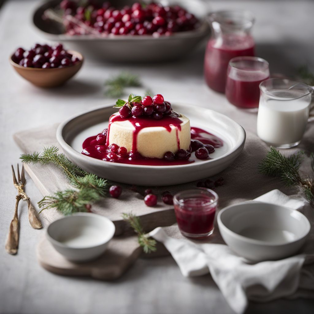 Swedish Äggost with Lingonberry Sauce