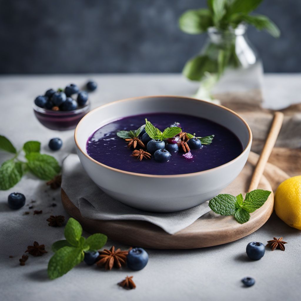 Swedish Blueberry Soup