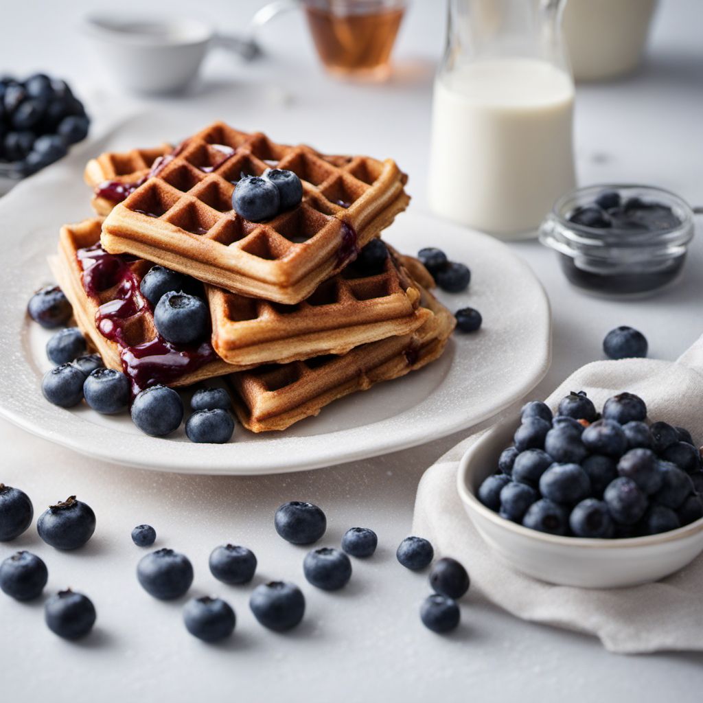 Swedish Blueberry Waffles