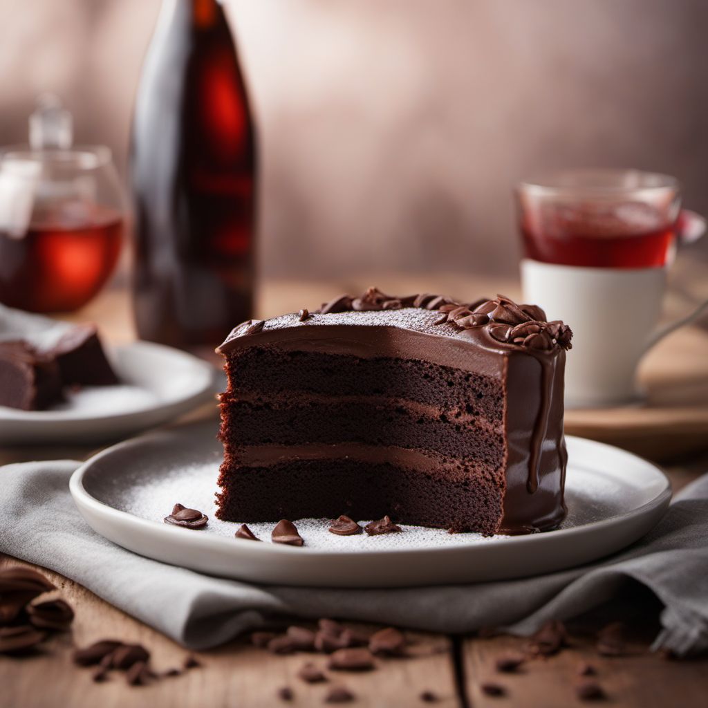 Swedish Chocolate Fudge Cake