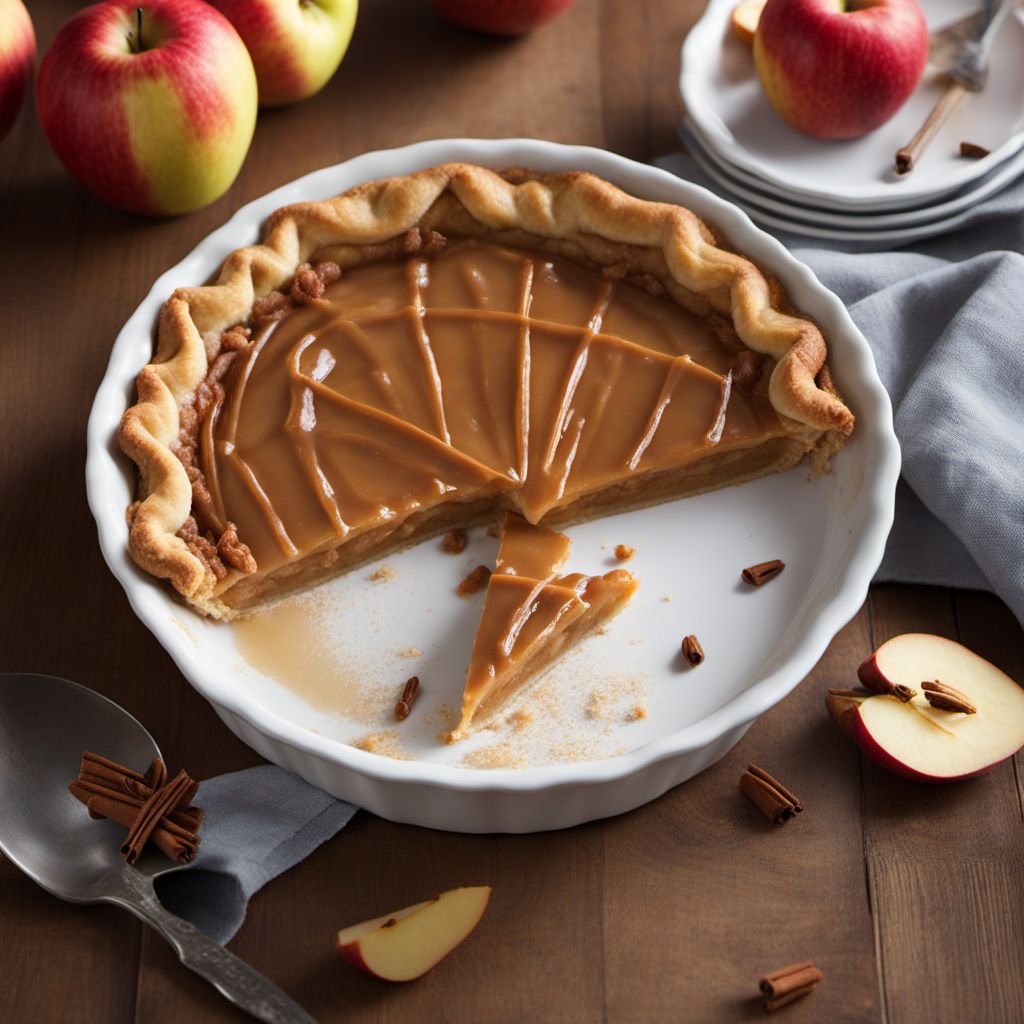 Sweet Apple Caramel Pie