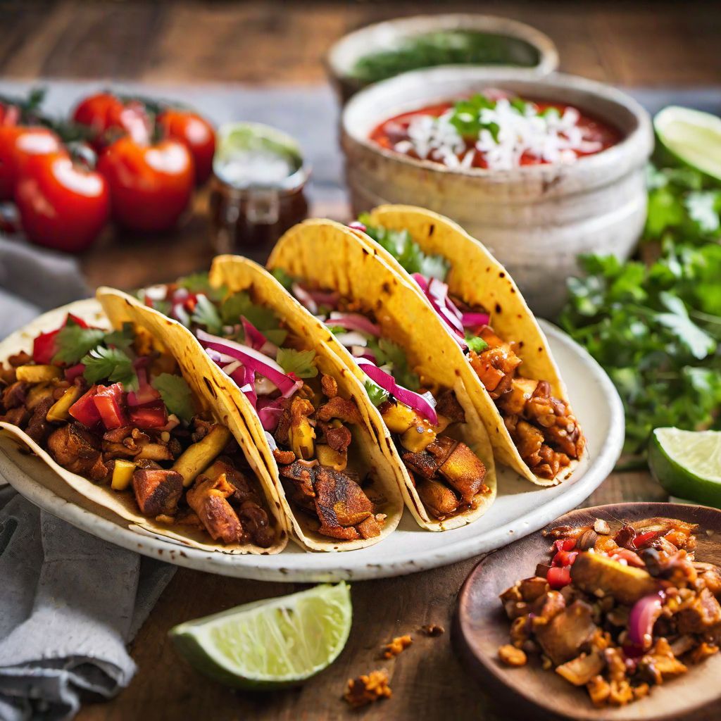 Vegetarian Tacos al Pastor