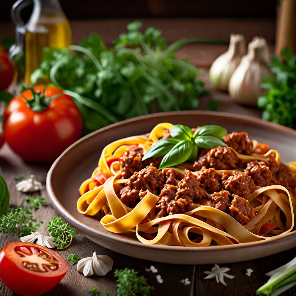 Tagliatelle al ragù alla Bolognese - Bavarian Style