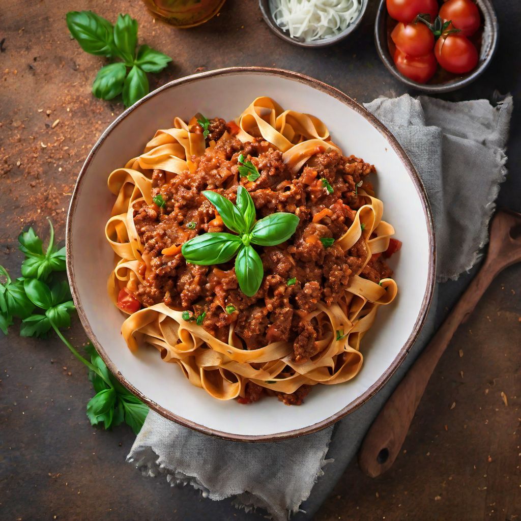 Tagliatelle al ragù alla Bolognese