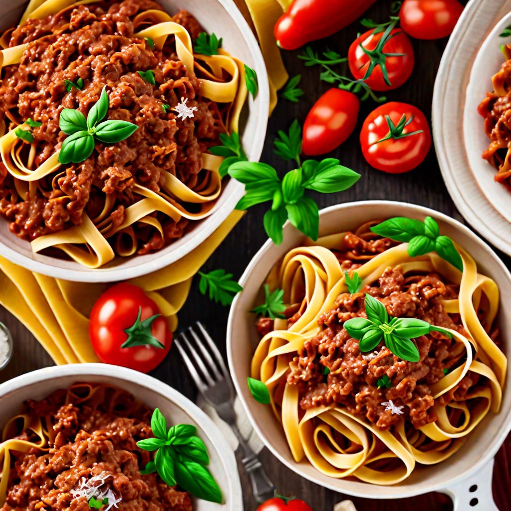 Tagliatelle al ragù alla Bolognese