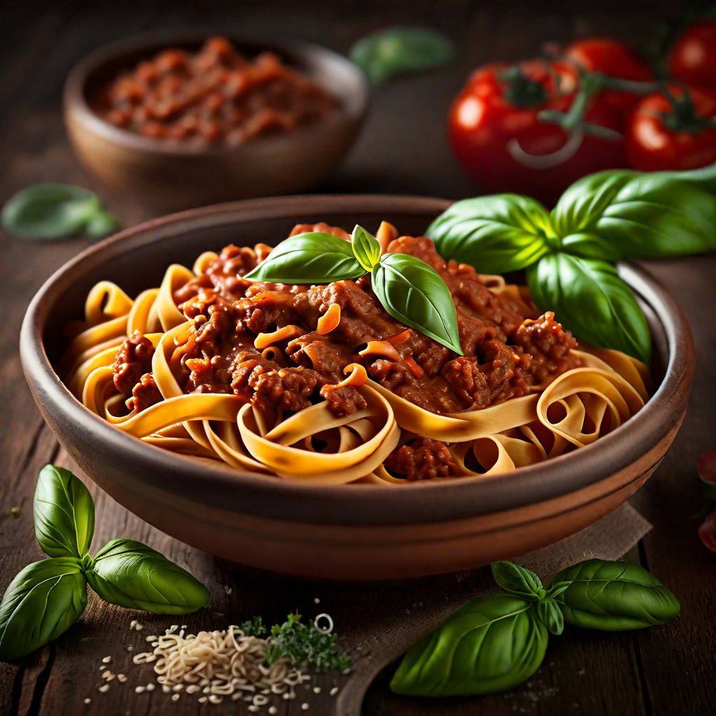 Tagliatelle al ragù alla Bolognese