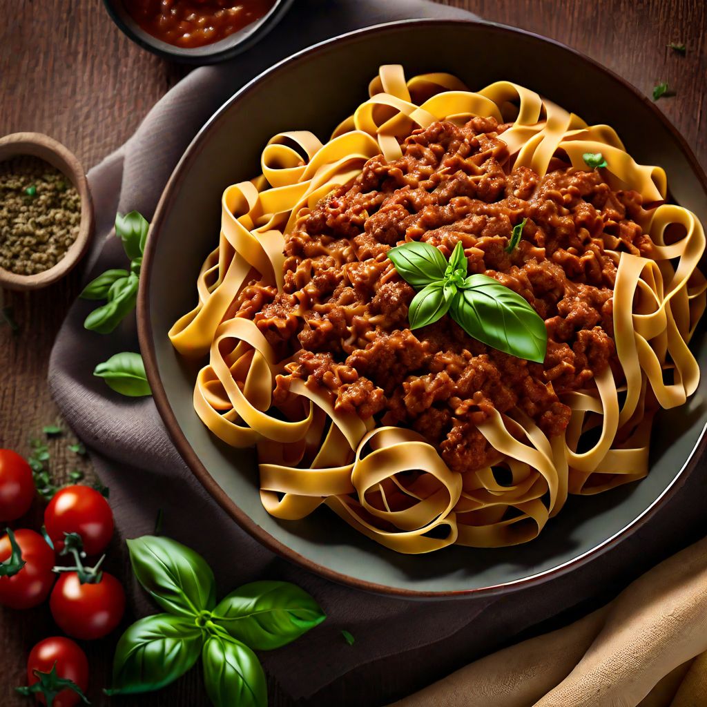 Tagliatelle al ragù alla Bolognese