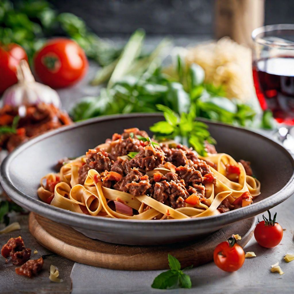 Tagliatelle al ragù alla Bolognese