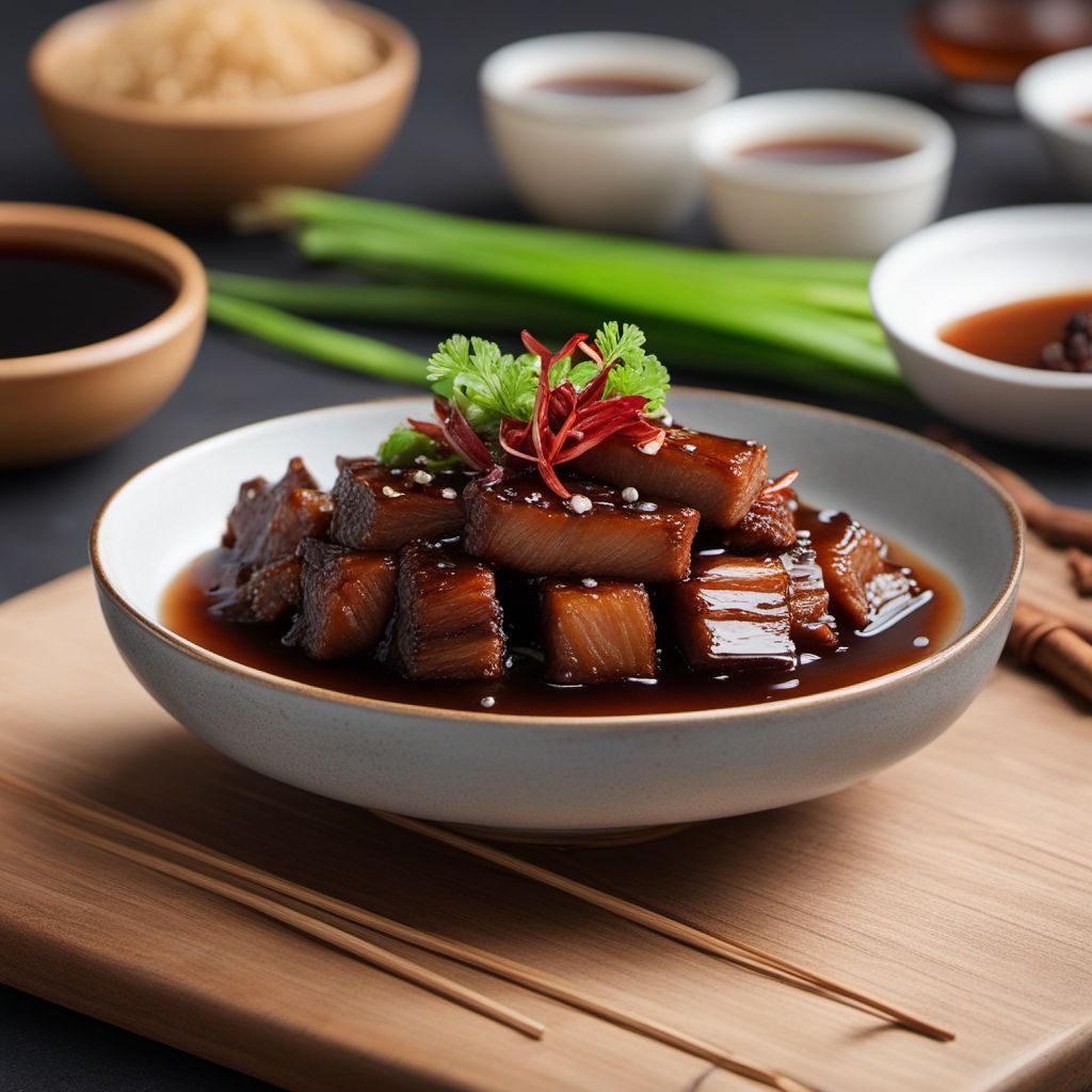 Taiwanese Braised Pork Belly with Soy Sauce