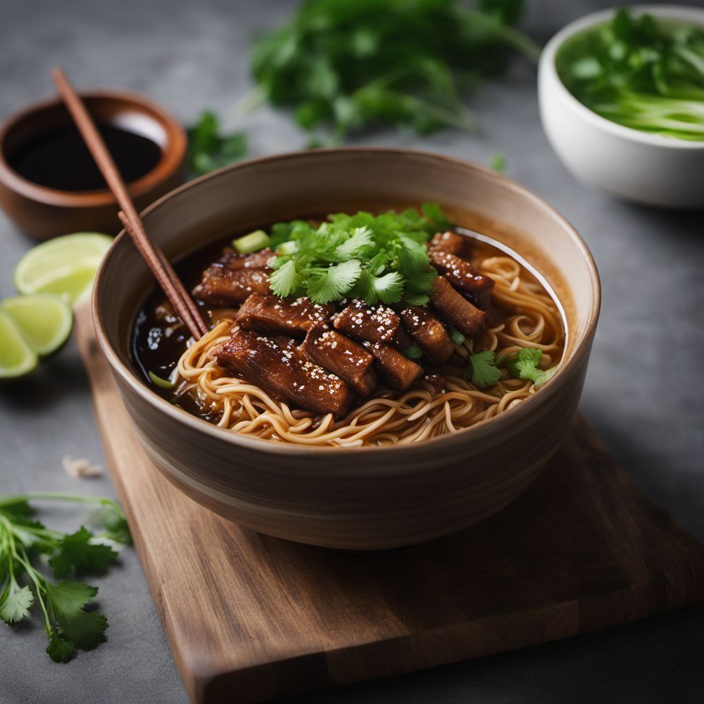 Taiwanese Braised Pork Noodles