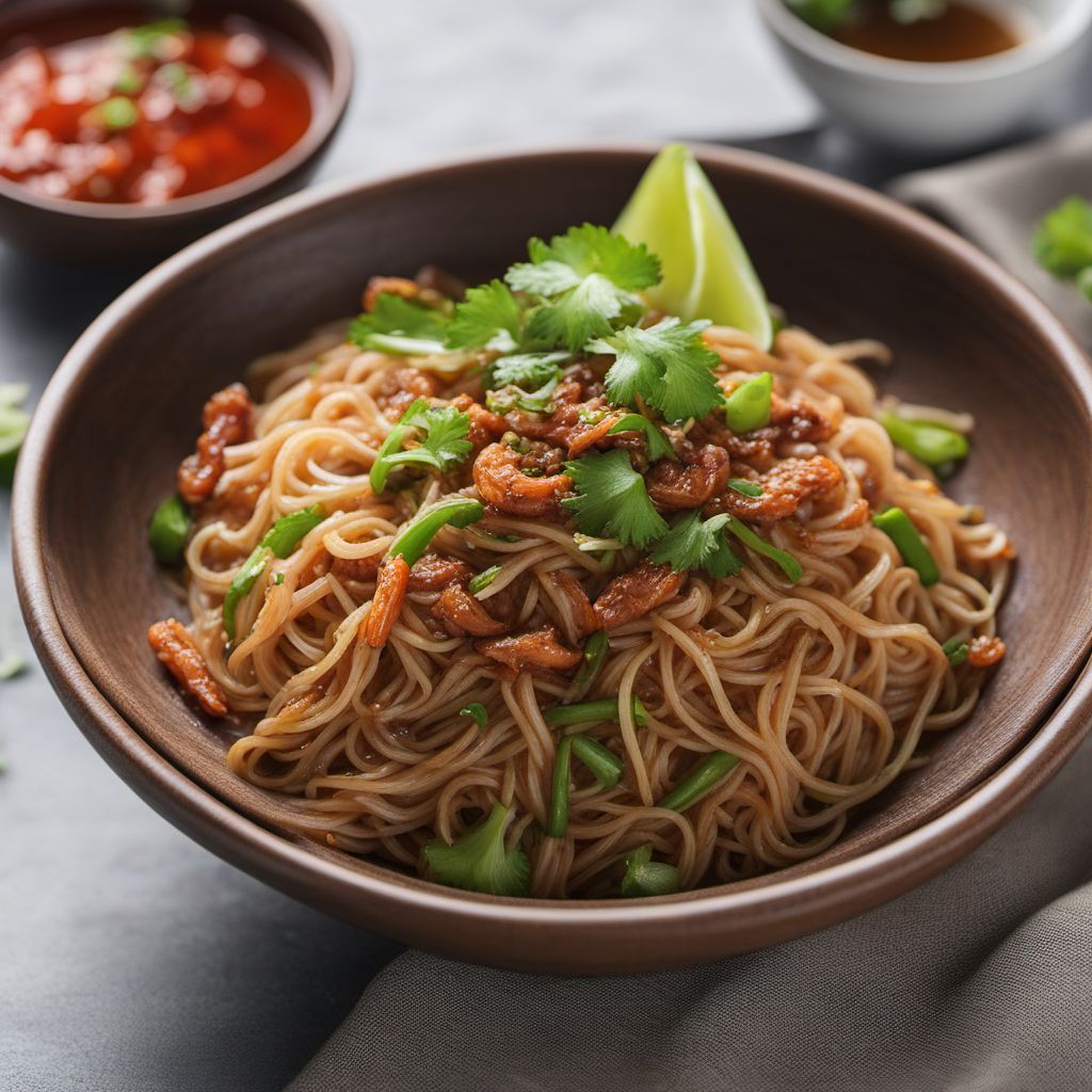 Taiwanese-style Dry Rice Noodles