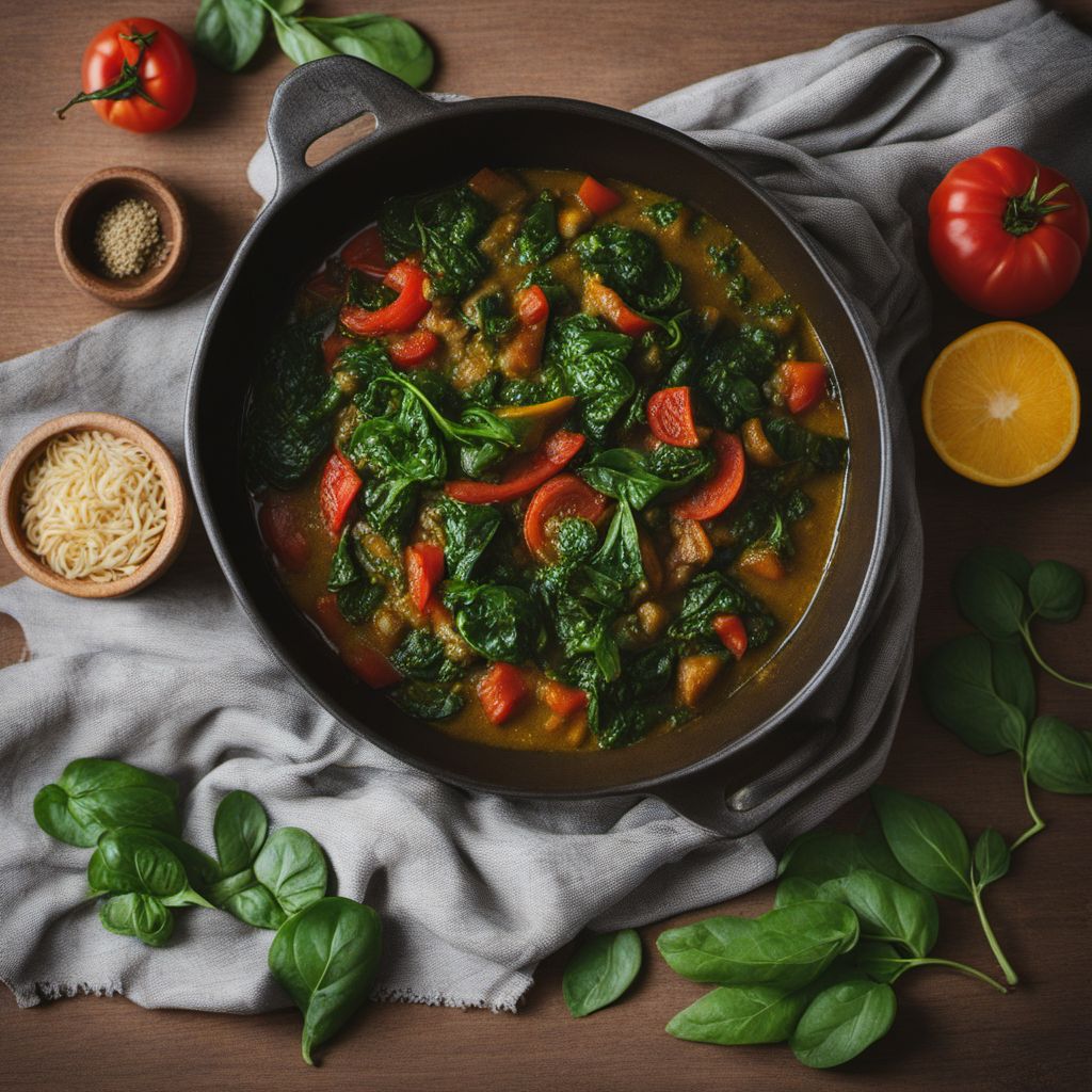 Tajik-inspired Spinach Stew