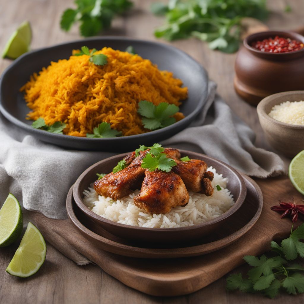 Tanzanian Spiced Chicken with Coconut Rice