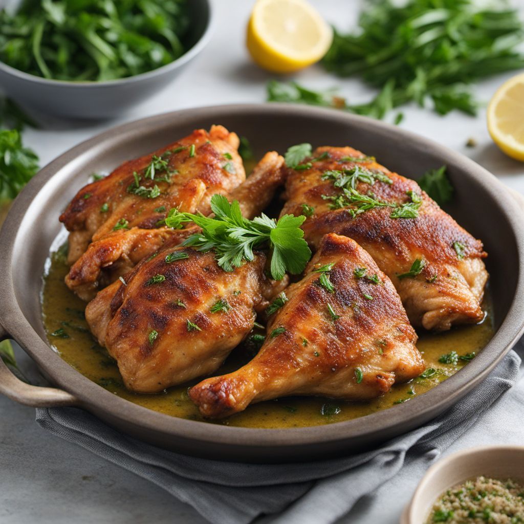 Tarkhunis Ghvezeli - Georgian Tarragon Chicken