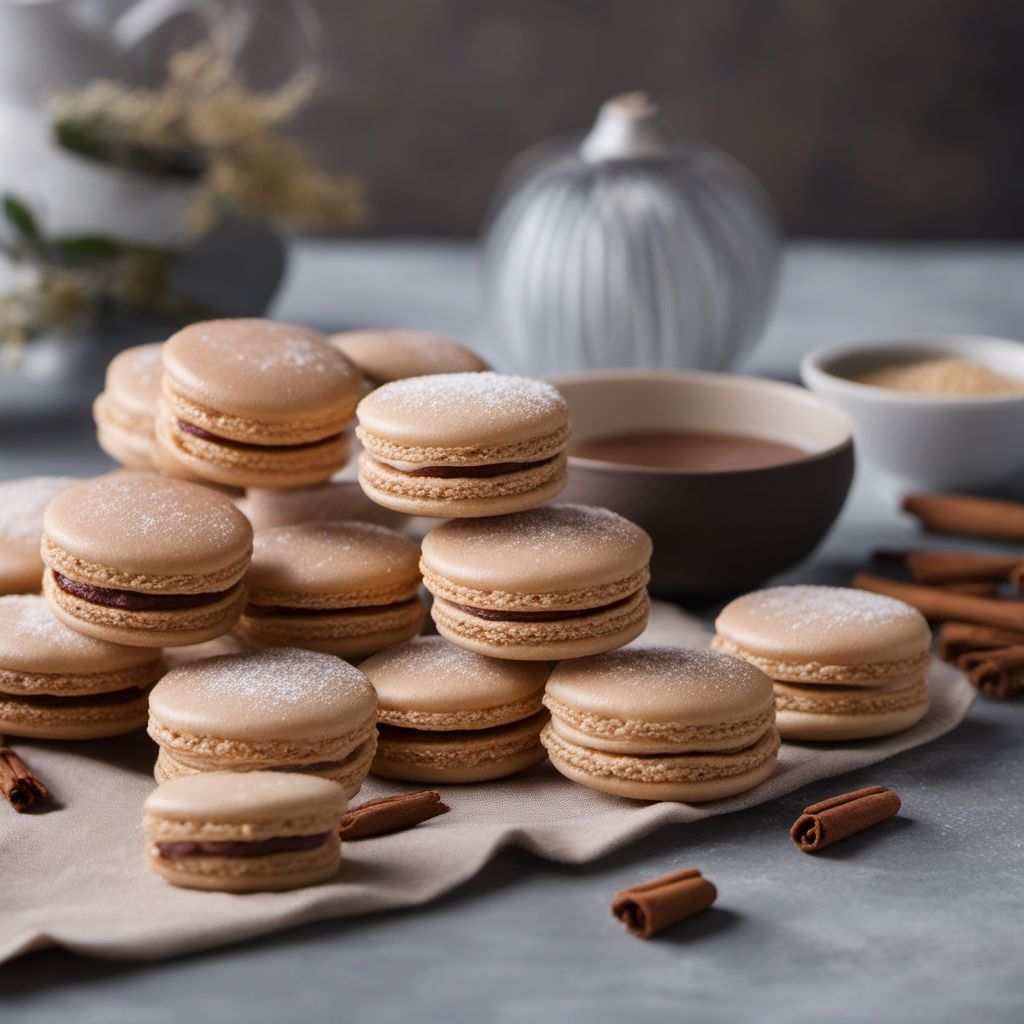 Tatar-inspired Almond Macarons