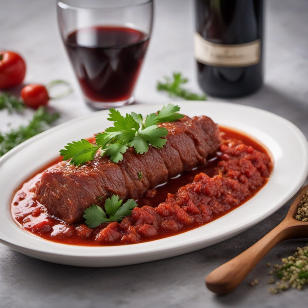 Tatar-Style Drunken Braciole