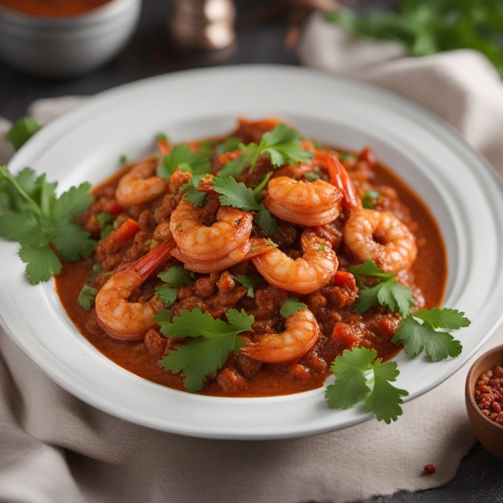 Tatar-style Spicy Shrimp Curry