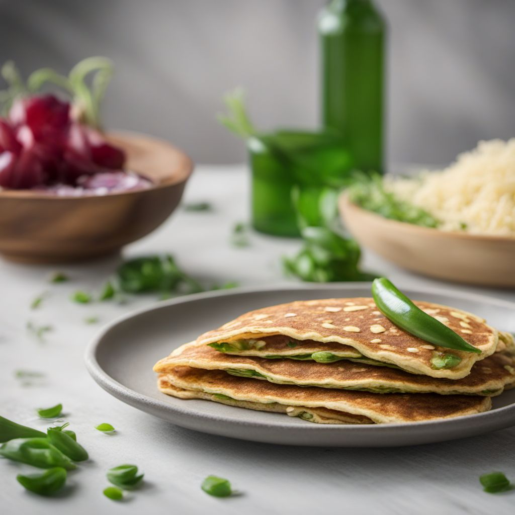 Texan-Style Scallion Pancake