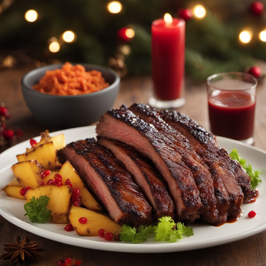 Texas-Style Barbecue with a Christmas Island Twist