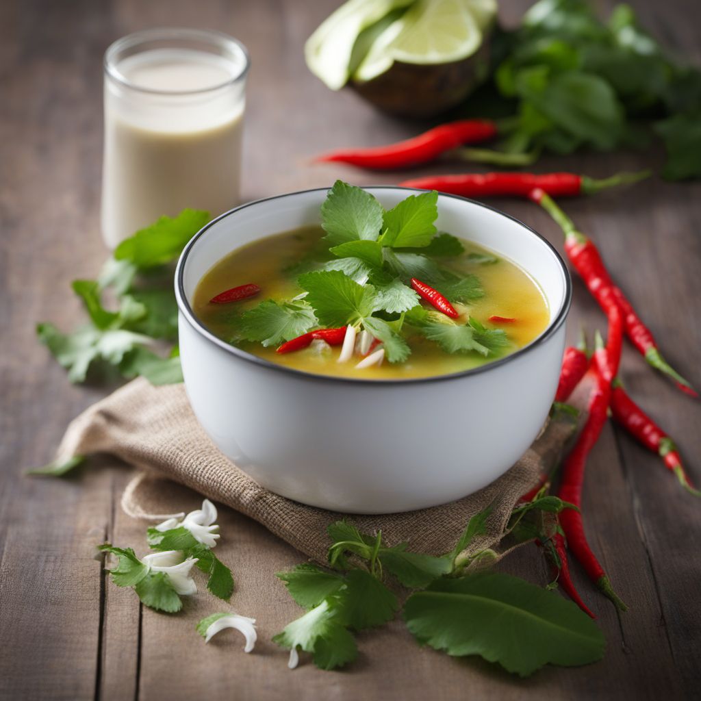 Thai Coconut Chicken Soup