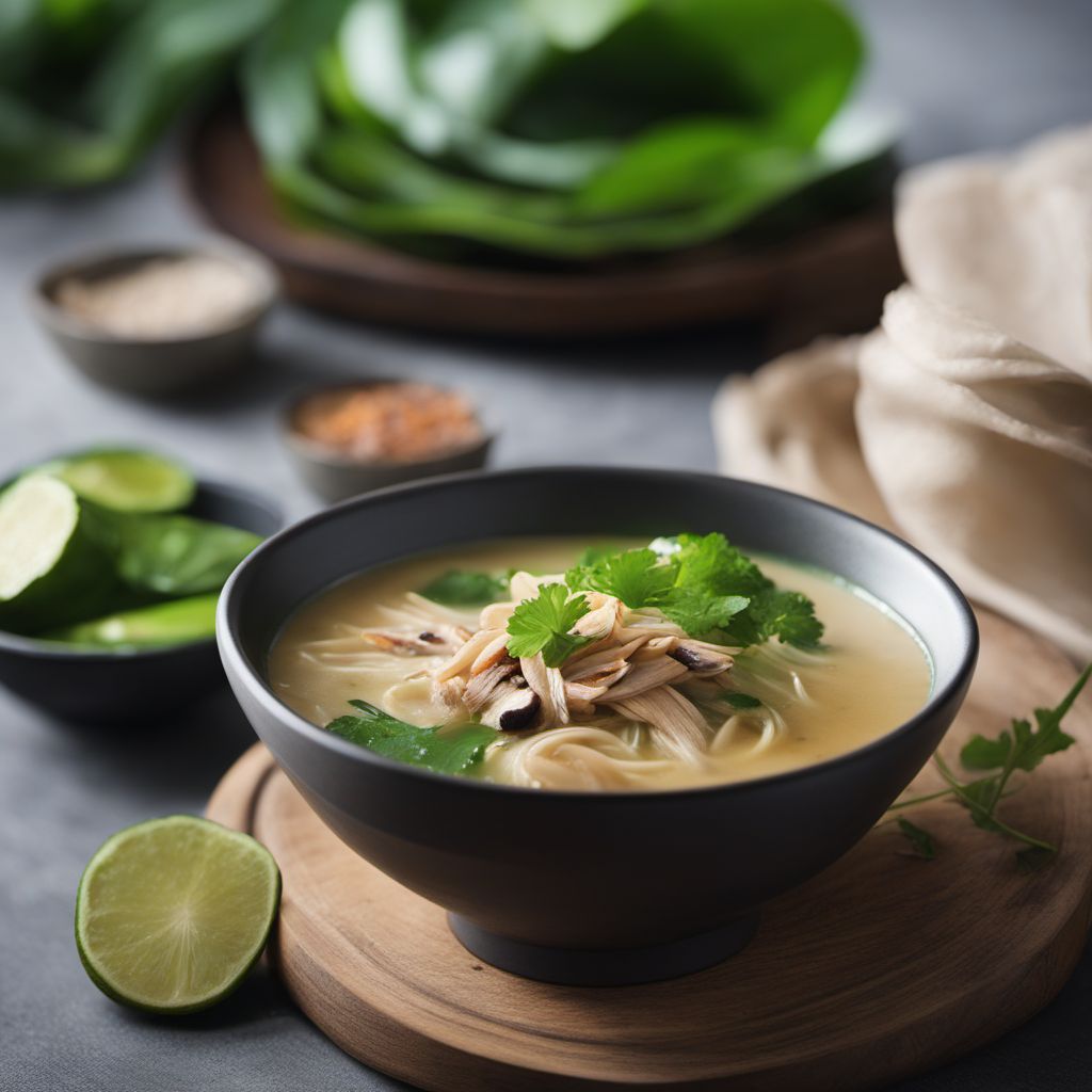 Thai-style Coconut Chicken Soup with Bird's Nest