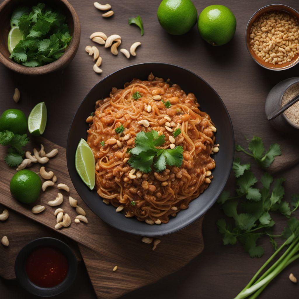 Thai-style Lacciada with Spicy Peanut Sauce