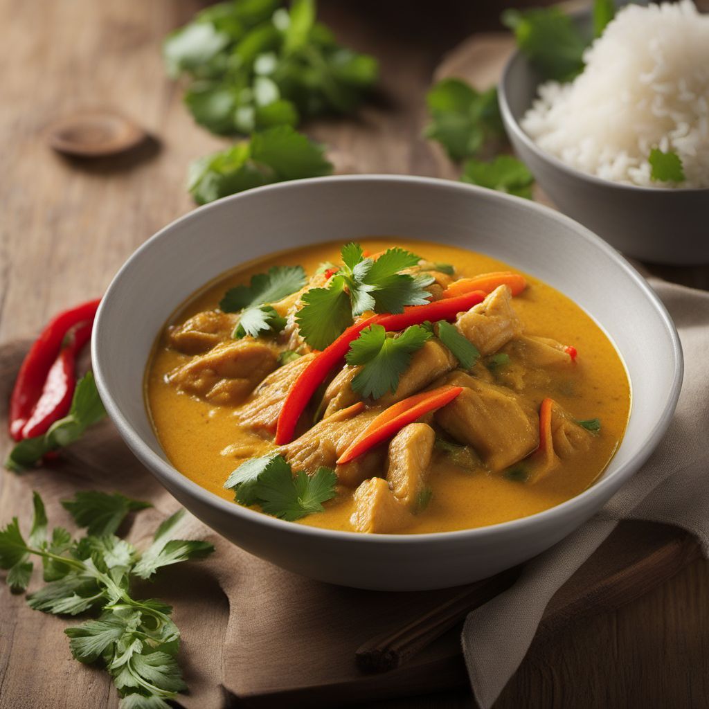 Thai Yellow Curry with Chicken and Vegetables