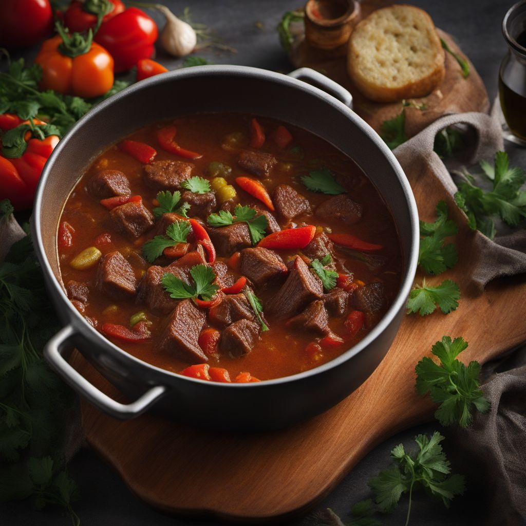 Tiritli - Turkish Lamb Stew with Vegetables