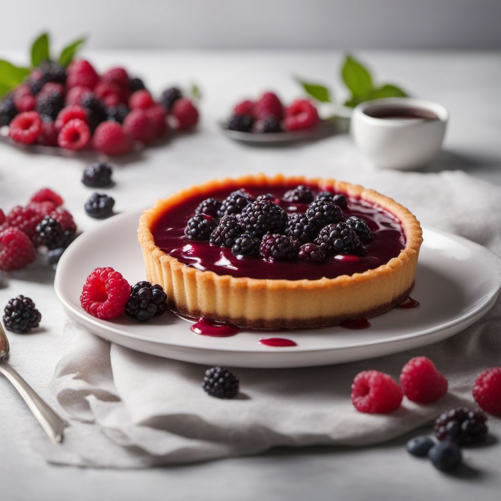 Tlingit-inspired Wild Berry Flan