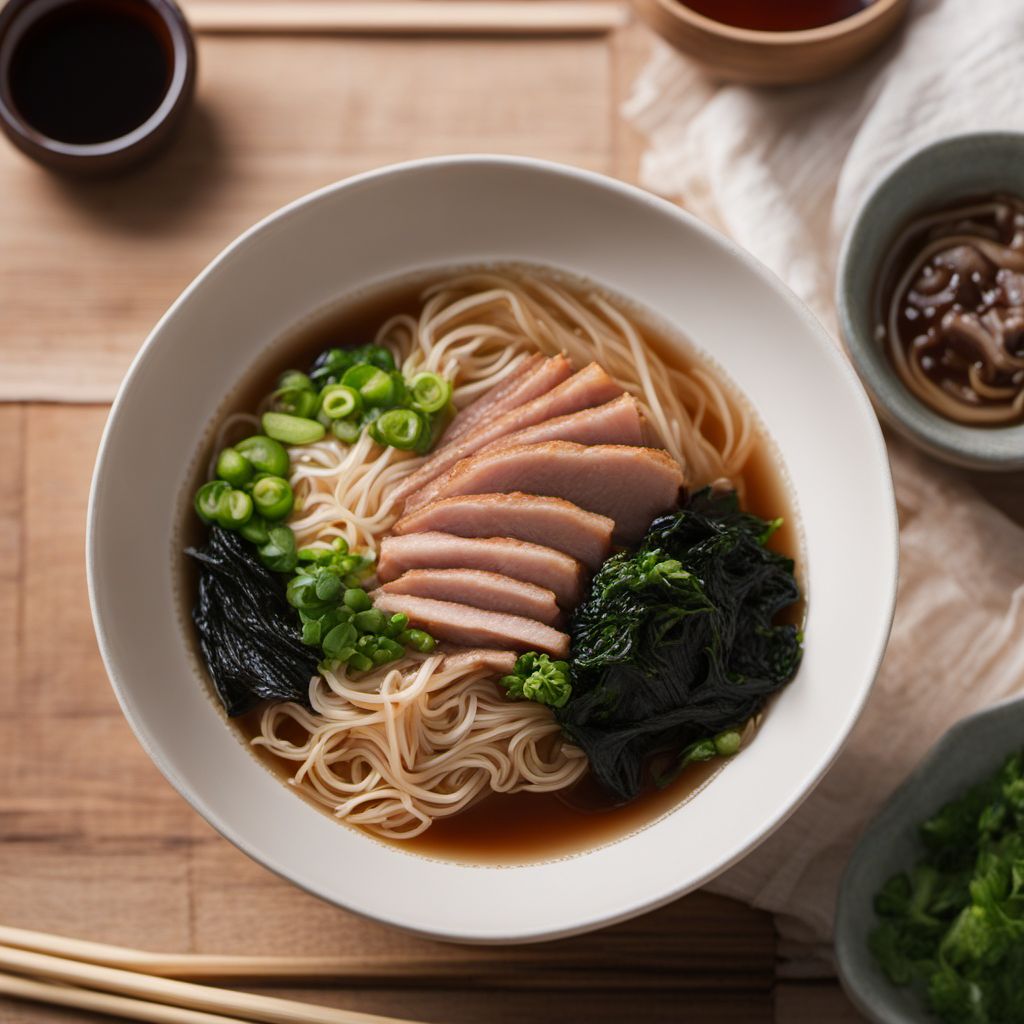 Tokushima Ramen with Rich Pork Broth and Tender Chashu