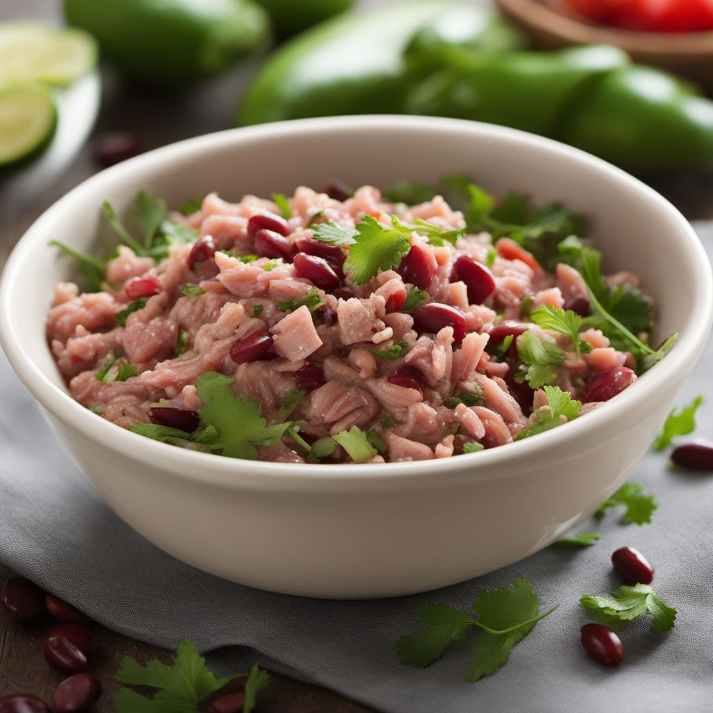 Tongan-style Tuna, Bean, and Onion Salad