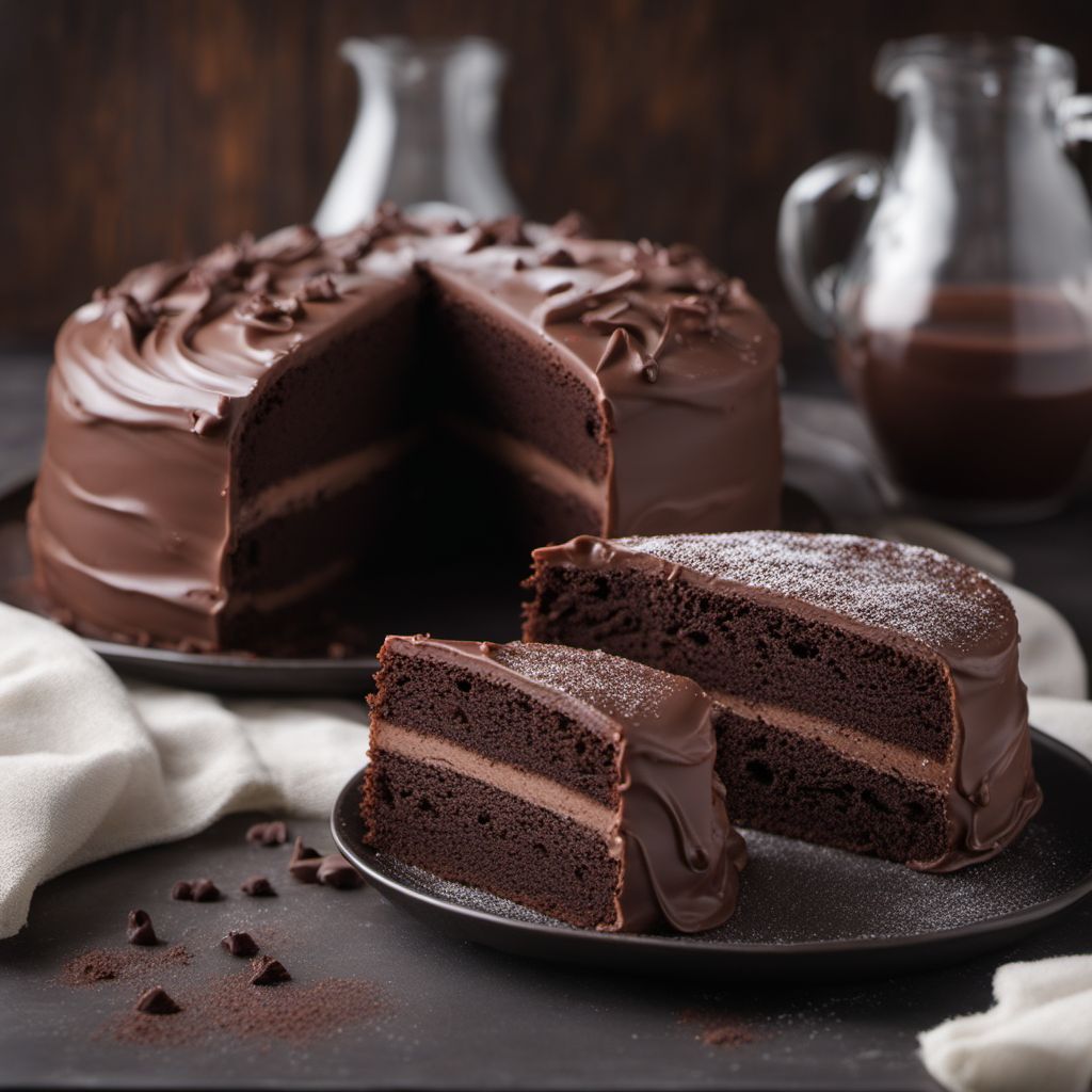 Torta Garash - Romanian Chocolate Layer Cake