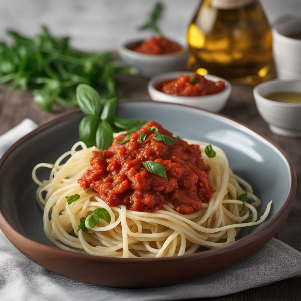 Totani e Patate with Tomato Sauce