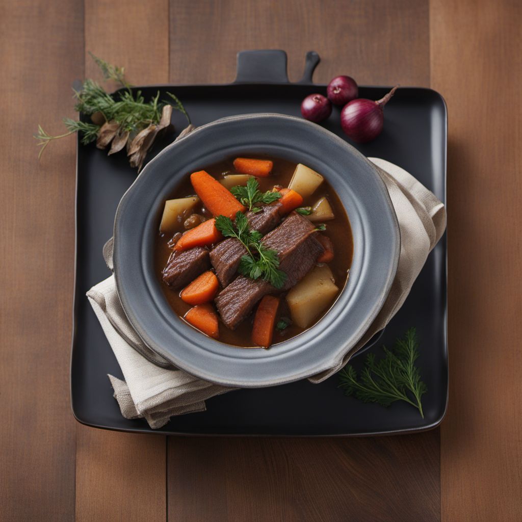 Traditional Finnish Beef Stew with Root Vegetables