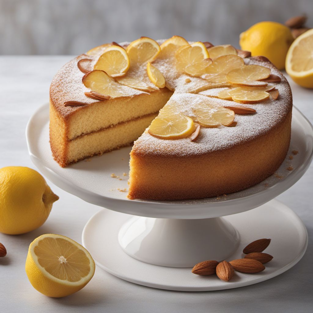 Traditional Spanish Almond Cake