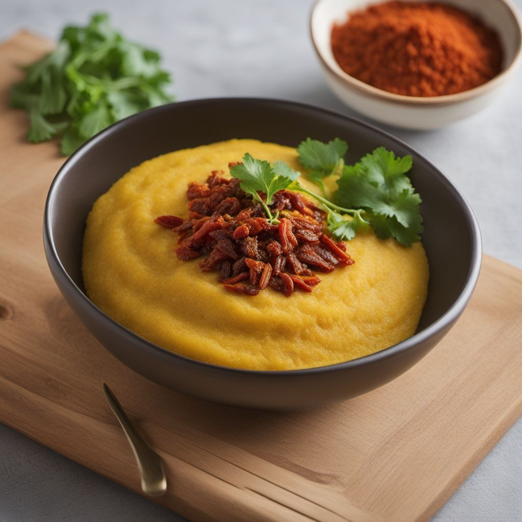 Tripuri Style Cornmeal with Cabbage