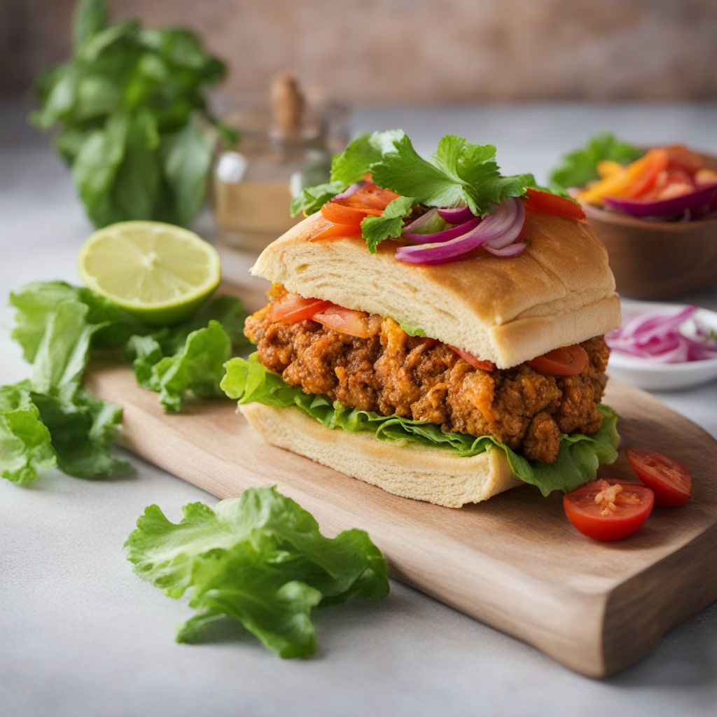 Tropical Chicken Torta