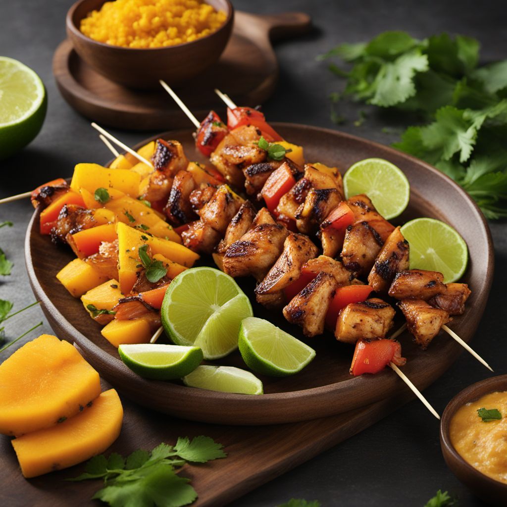 Tropical Delight Chicken Skewers