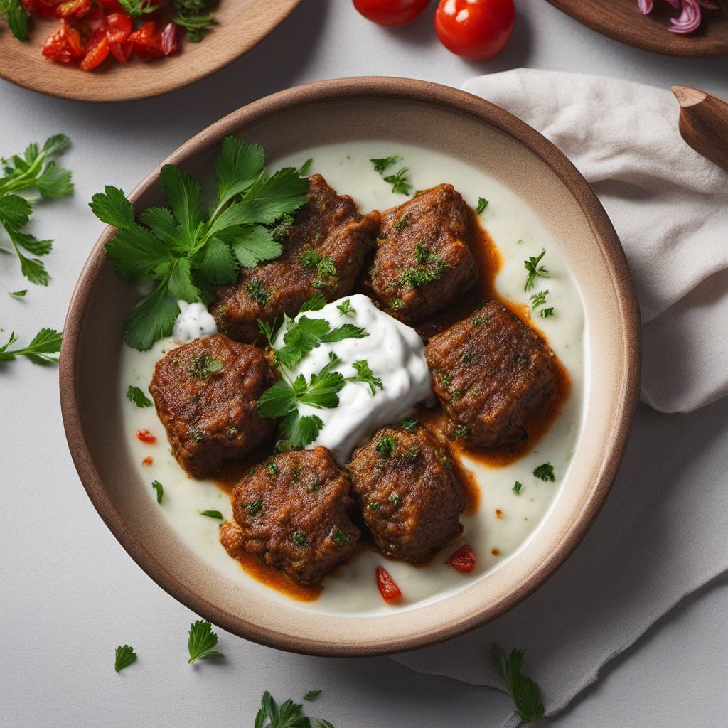 Turkish-inspired Lamb Kufte with Yogurt Sauce