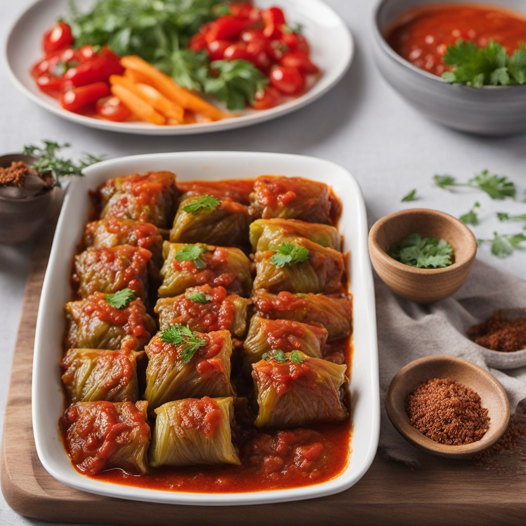 Turkish Stuffed Cabbage Rolls