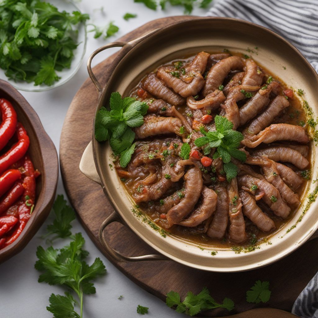 Turkish-style Stuffed Lamb Intestines