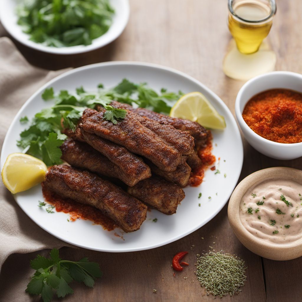 Turkish Tava Kebab with Spiced Yogurt Sauce